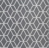 Vzor grafika šedá / bílá