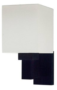 Nástěnná lampa černá/ecru nástěnná lampa Legato