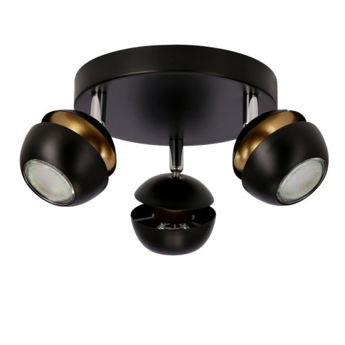 Stropní lampa Boni 3x3W gu10 LED černá