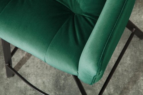 Barová stolička LADON Dekorhome - BAREVNÁ VARIANTA: Zelená