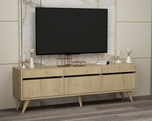 TV stolek River - Sapphire Oak