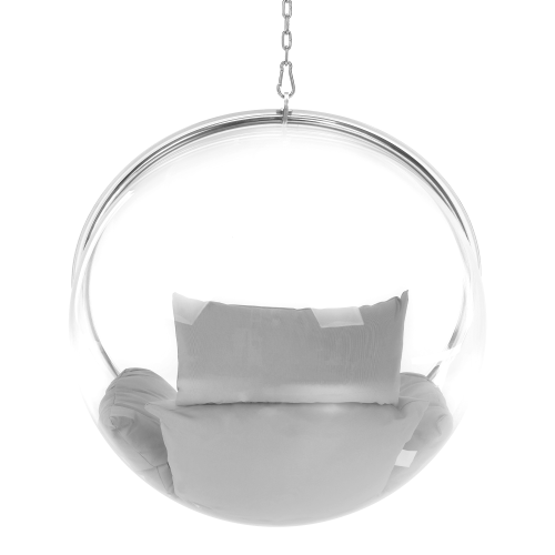 Závesné kreslo BUBBLE TYP 1 NEW - BAREVNÁ VARIANTA: Šedá / zlatá