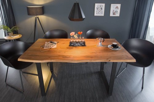 Jídelní stůl ATHAMÁS divoká akácie Dekorhome