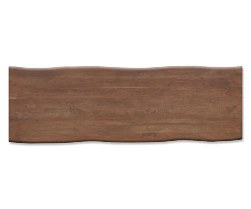 Jedálenský stôl Edge 300x100 cm akácia hnedá nerezová oceľ strieborná