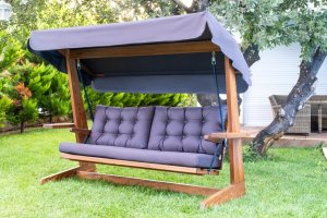 Garden Triple Swing Chair Viva 2400 - Anthracite