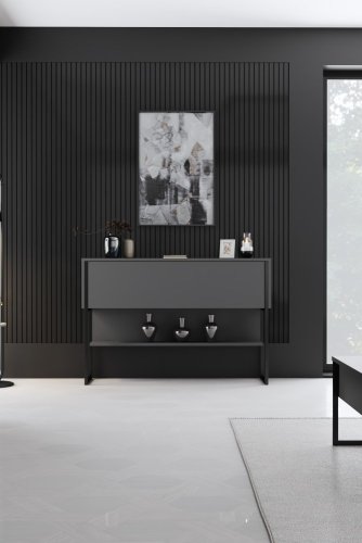 Komoda Luxe - Black, Anthracite