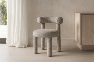 Leith LET77LB Tapetovaná stolička