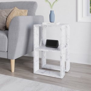 Nočný stolík Lonie - Carrara Marble