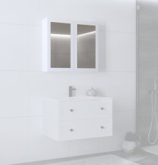 Závěsná zrcadlová skříňka TORETO 80