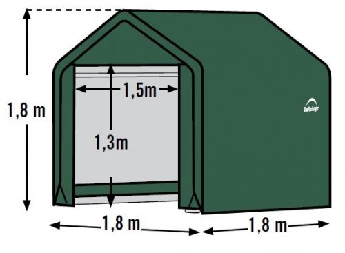 Náhradní plachta pro přístřešek 1,8 x 1,8 m - POSLEDNÍ KUS