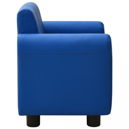 Dětská sedačka s podnožkou umělá kůže Dekorhome - BAREVNÁ VARIANTA: Krémová