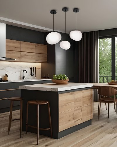 Závěsná lampa STONES 20 cm v japonském stylu - s bílým stínidlem inspirovaným kamenem - minimalistické stropní osvětlení do obývacího pokoje E27