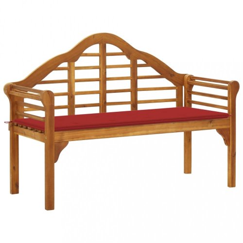 Zahradní lavice s poduškou 135 cm Dekorhome