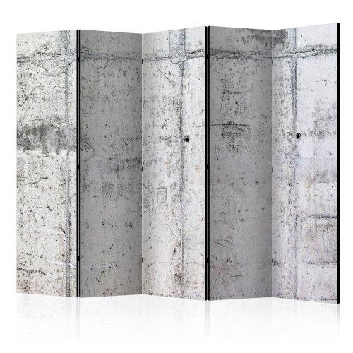 Paraván Concrete Wall Dekorhome - ROZMER: 225x172 cm (5-dielny)