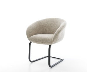 Jedálenská stolička Vinka-Flex s opierkami tkanina mäkká béžová