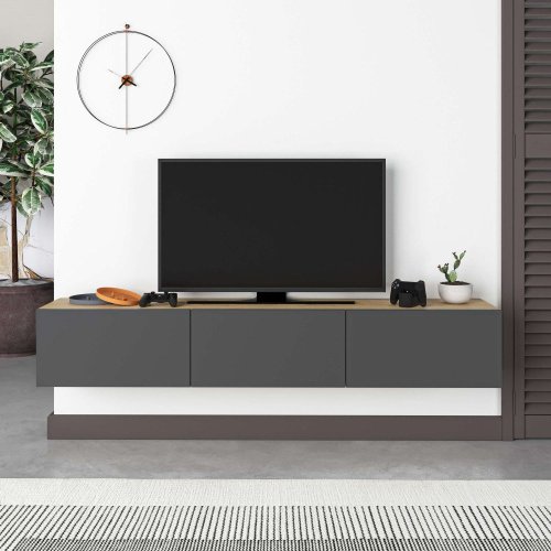 TV stolek Francy 180 - Sapphire Oak, Anthracite