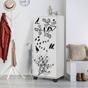 Skrinka na topánky / Botník Filinta Manyas - White