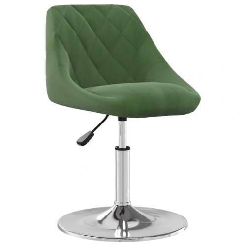 Barová židle samet / chrom Dekorhome - BAREVNÁ VARIANTA: Světle zelená