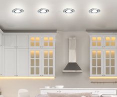 Strieborné LED stropné svietidlo 6500K SSP-30