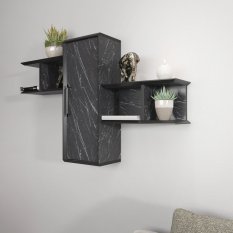 Nástenná polica Olida - Bendire Black