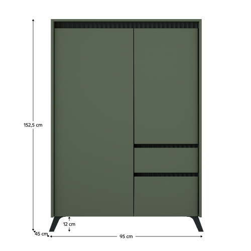 Komoda LONGY REG2D1S1K