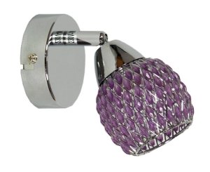 Nástěnná lampa 1X40W G9 fialová CLEAR
