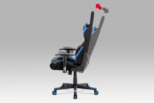Kancelářská židle KA-F02 látka / plast - BAREVNÁ VARIANTA: Červená