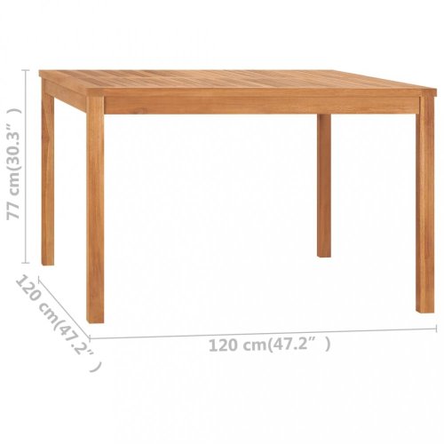 Zahradní jídelní stůl teak Dekorhome