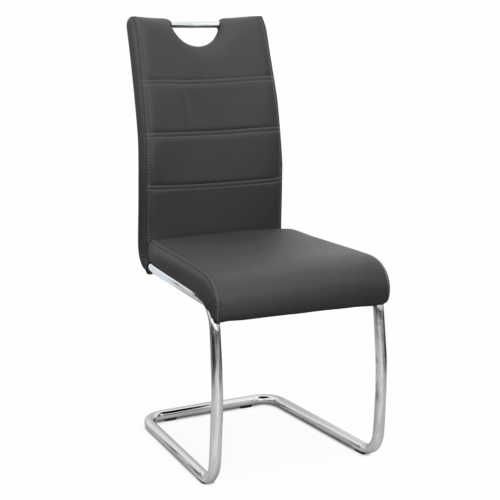 Jídelní židle ABIRA NEW - BAREVNÁ VARIANTA: Tmavě šedá