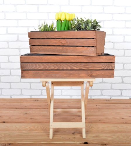 Dřevěný truhlík MODERN