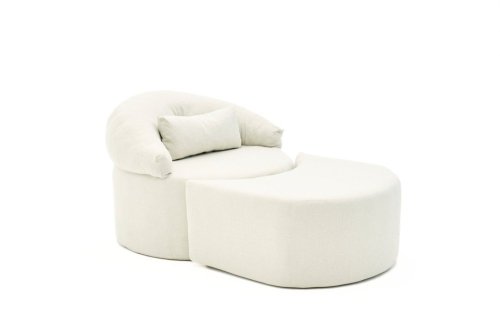 Rozkládací křeslo Pitta - Cream