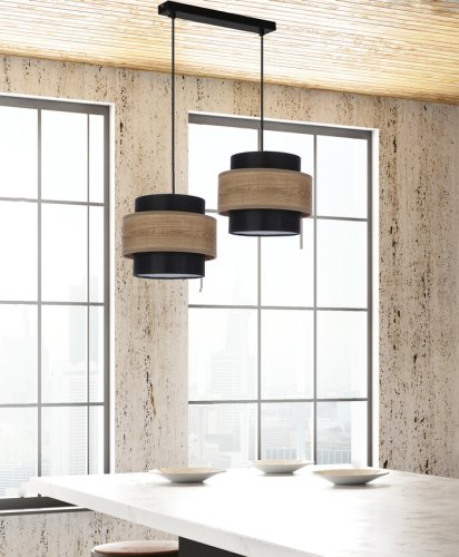 Závesná lampa TWIN 2xE27