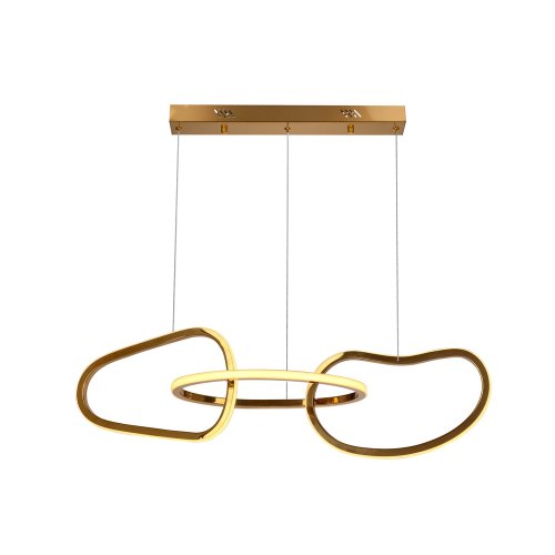 Závěsná lampa ANNELI francouzské zlato 30W LED 3000K bílý kryt