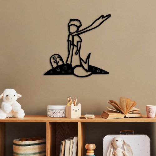 Dekoratívny kovový doplnok na stenu THE LITTLE PRINCE 3