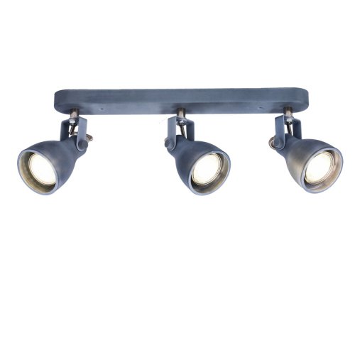 Nástenná svietiaca páska 3X40W GU10 matná sivá ASH