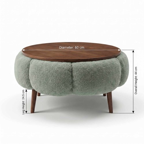 Konferenční stolek PAPATYA 60 WALNUT