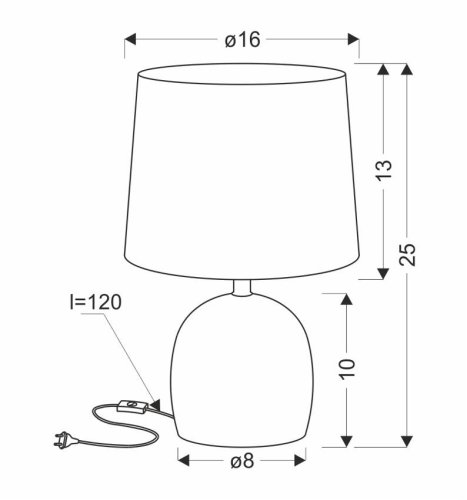 Stolní lampa ADELINA