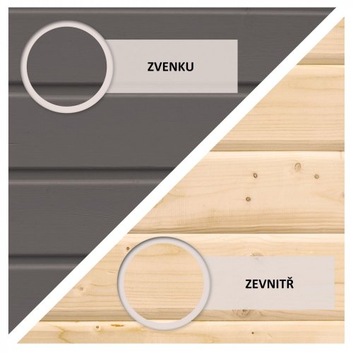 Dřevěný zahradní domek THERES 7 Dekorhome