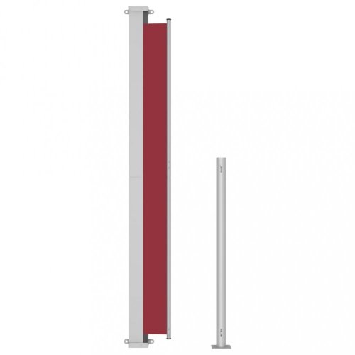 Zatahovací boční markýza 180x500 cm Dekorhome - BAREVNÁ VARIANTA: Červená