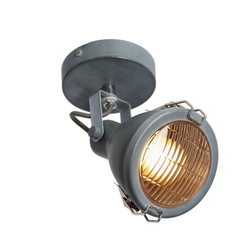 Nástenná lampa Crodo E14 sivá