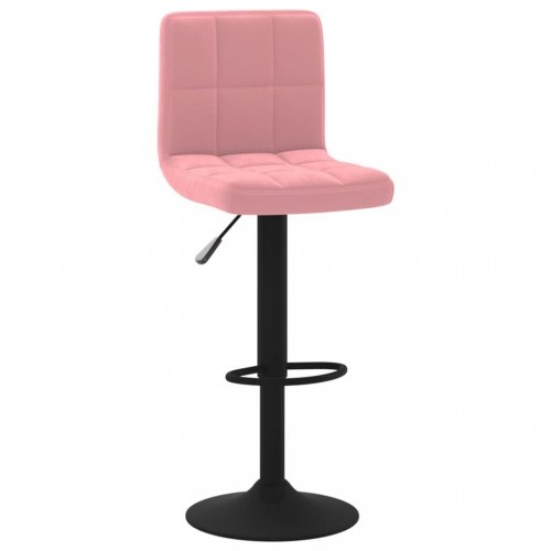 Barová stolička zamat / kov Dekorhome - BAREVNÁ VARIANTA: Ružová