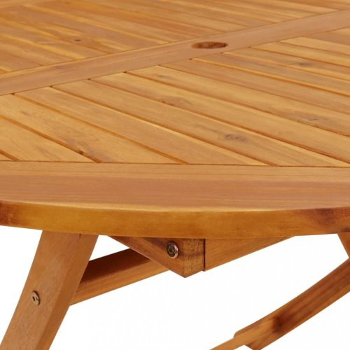 Skládací zahradní stůl 110 cm masivní akáciové dřevo