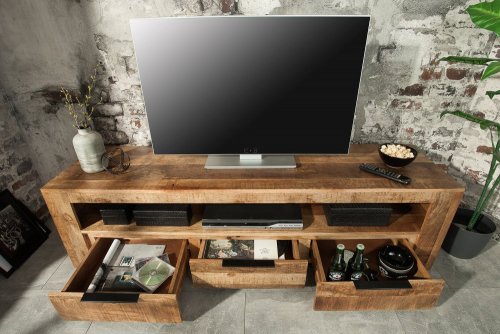 TV stolek THOR Dekorhome - BAREVNÁ VARIANTA: Přírodní dřevo