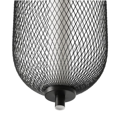 Závesná lampa PUMA s drôteným tienidlom 15 x 30 cm – dizajnová stolová LED lampa 3000K