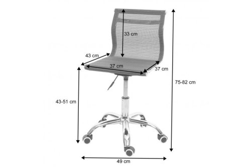 Kancelářská židle Dekorhome - BAREVNÁ VARIANTA: Modrá