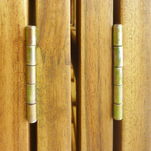 Paravan akáciové drevo / treláž Dekorhome - ROZMER: 160x170 cm (4-dielny)