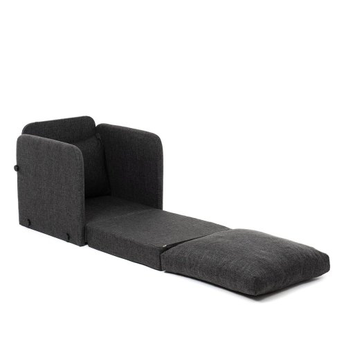 Rozkladacie kreslo Saga Single - Dark Grey