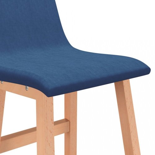 Barové židle 2 ks látka / buk Dekorhome - BAREVNÁ VARIANTA: Krémová