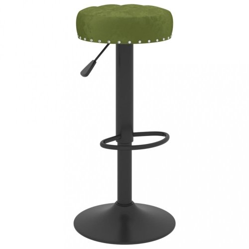 Barová stolička zamat / kov Dekorhome - BAREVNÁ VARIANTA: Svetlozelená