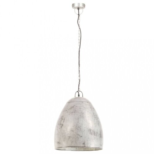 Závěsná lampa stříbrný kov Dekorhome - PRŮMĚR: 32 cm